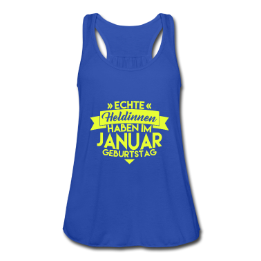 Geschenk Freundin Geburtstag Tank Top - HELDIN JANUAR GEBURTSTAG