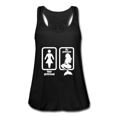 Geschenk Freundin Geburtstag Tank Top - Meine Freundin Deine Freundin Meerjungfrau Nixe