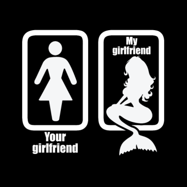 Motiv Meine Freundin Deine Freundin Meerjungfrau Nixe