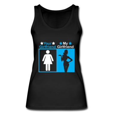 Geschenk Freundin Geburtstag Tank Top - Meine Freundin Deine Freundin Vergleich Elegant