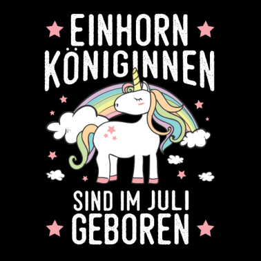 Motiv Juli Geburtstag Freundin Einhorn