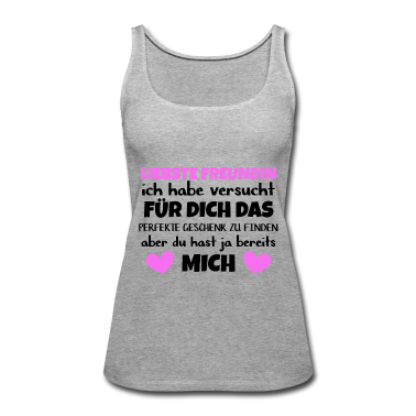 Geschenk Freundin Geburtstag Tank Top - Freundin Geschenk für Geburtstag und Weihnachten