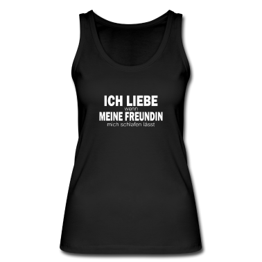 Geschenk Freundin Geburtstag Tank Top - Freundin Schlafen Lustig Geburtstag Partnerschaft
