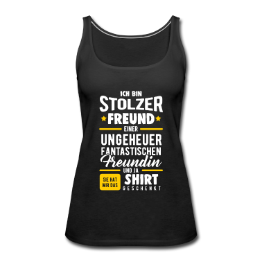 Geschenk Freundin Geburtstag Tank Top - Freund Freundin paar lustig Geschenk Geburtstag