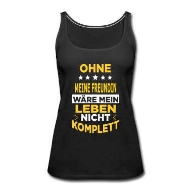 Geschenk Freundin Geburtstag Tank Top - MEINE FREUNDIN
