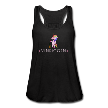 Geschenk Freundin Geburtstag Tank Top - Wein Einhorn Weinhorn Weinglas Freundin Geschenk