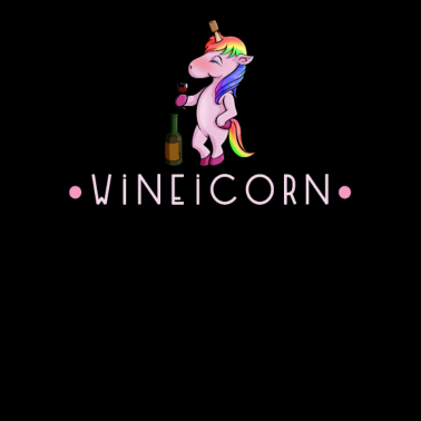 Motiv Wein Einhorn Weinhorn Weinglas Freundin Geschenk