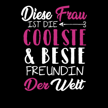 Motiv Beste Freundin. Geschenk für beste Freundin