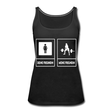 Geschenk Freundin Geburtstag Tank Top - Deine freundin Meine freundin Fitness Training
