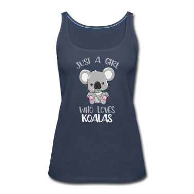Geschenk Freundin Geburtstag Tank Top - Mädchen liebt Koalas Koala Liebe Freundin Geschenk