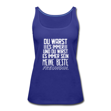 Geschenk Freundin Geburtstag Tank Top - Meine beste Freundin. Geschenk für beste Freundin.
