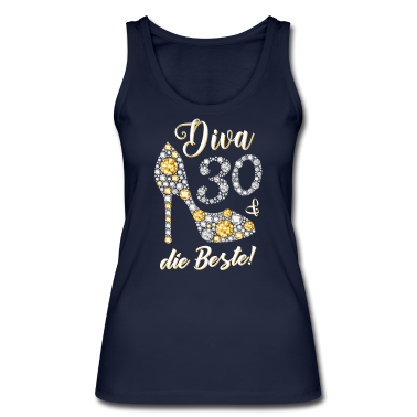 Geschenk Freundin Geburtstag Tank Top - Diva die Beste Diamanten Geschenk 30. Geburtstag
