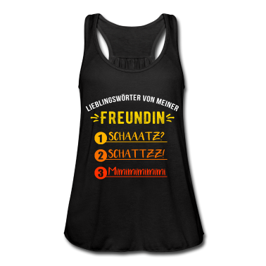 Geschenk Freundin Geburtstag Tank Top - Lieblingswoerter Freundin