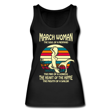 Geschenk Freundin Geburtstag Tank Top - März Geburtstag Frau Freundin Geschenk