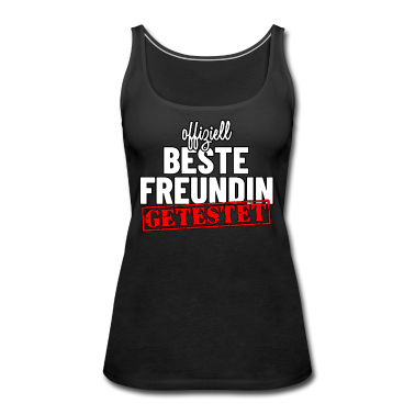 Geschenk Freundin Geburtstag Tank Top - Offiziell beste Freundin - Geschenk beste Freundin