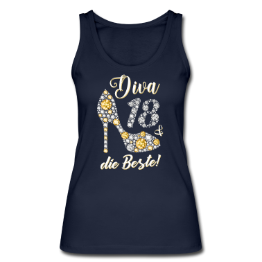 Geschenk Freundin Geburtstag Tank Top - Diva die Beste Diamanten Geschenk 18. Geburtstag