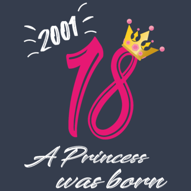 Motiv 18 Geburtstag,Jahrgang 2001,Mädchen,Frau,Freundin