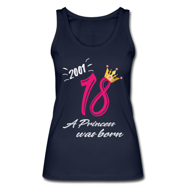 Geschenk Freundin Geburtstag Tank Top - 18 Geburtstag,Jahrgang 2001,Mädchen,Frau,Freundin