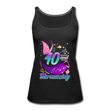 Geschenk Freundin Geburtstag Tank Top - 40 Jahre alte Meerjungfrau 40. Geburtstag Freundin
