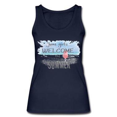 Geschenk Freundin Geburtstag Tank Top - Juni Mädchen Tshirt, Geschenkidee, Geburtstag