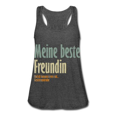 Geschenk Freundin Geburtstag Tank Top - Meine beste Freundin und ich kommunizieren mit