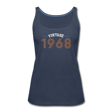 Geschenk Freundin Geburtstag Tank Top - Geburtsjahr 1968 Vintage Frau Geburtstag Geschenk