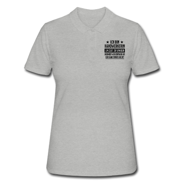 Geschenk Freundin Geburtstag Poloshirt - Handwerkerin Heimwerkerin Lustiger Spruch Geschenk