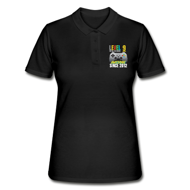 Geschenk Freundin Geburtstag Poloshirt - Level 9 seit 2012 freigeschaltet Awesome