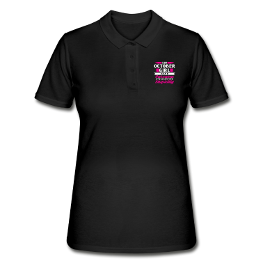 Geschenk Freundin Geburtstag Poloshirt - Geburtstag Oktober Geschenk Freundin Sarkasmus