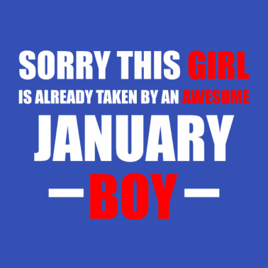 Motiv Geschenk Freundin geboren im Januar Geburtstag