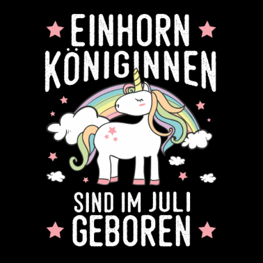 Motiv Juli Geburtstag Freundin Einhorn