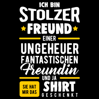 Motiv Freund Freundin paar lustig Geschenk Geburtstag