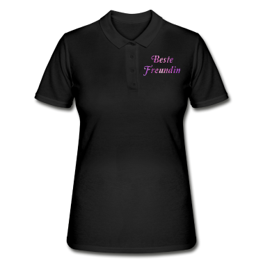 Geschenk Freundin Geburtstag Poloshirt - Beste Freundin Geschenk für Damen und Mädchen