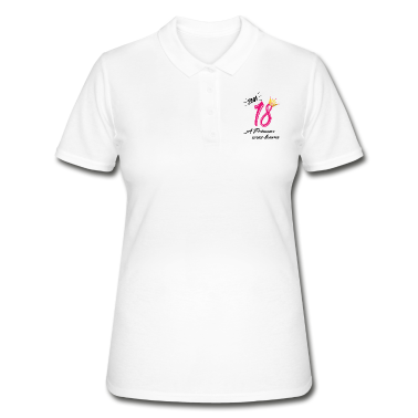 Geschenk Freundin Geburtstag Poloshirt - 18 Geburtstag,Mädchen,Frau,Freundin,Geschenkidee