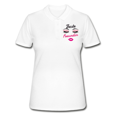 Geschenk Freundin Geburtstag Poloshirt - Beste Freundin Geschenk für Damen und Mädchen