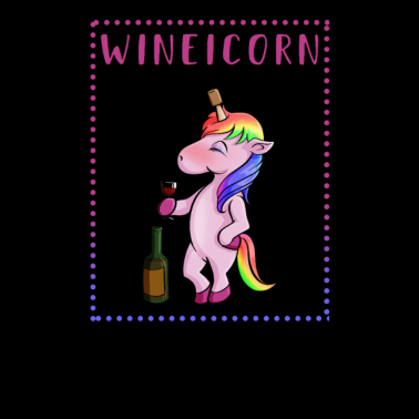 Motiv Wineicorn Wein Einhorn Weinglas Freundin Geschenk