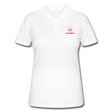 Geschenk Freundin Geburtstag Poloshirt - Liebe Love Mädchen Schwester Freundin Paar