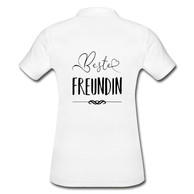 Geschenk Freundin Geburtstag Poloshirt - Beste Freundin