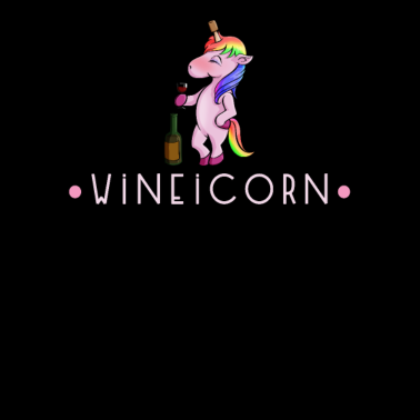 Motiv Wein Einhorn Weinhorn Weinglas Freundin Geschenk