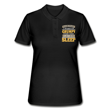 Geschenk Freundin Geburtstag Poloshirt - Schlafen Freundin