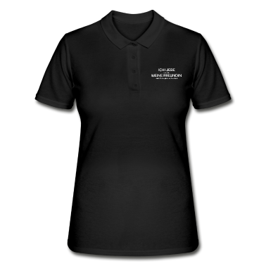 Geschenk Freundin Geburtstag Poloshirt - Ich liebe meine Freundin