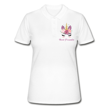 Geschenk Freundin Geburtstag Poloshirt - Beste Freundin Geschenk für Damen und Mädchen