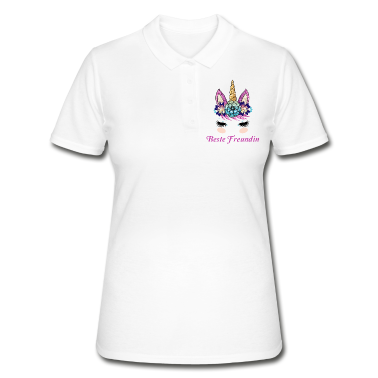 Geschenk Freundin Geburtstag Poloshirt - Beste Freundin Geschenk für Damen und Mädchen