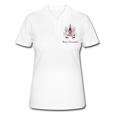 Geschenk Freundin Geburtstag Poloshirt - Beste Freundin Geschenk für Damen und Mädchen