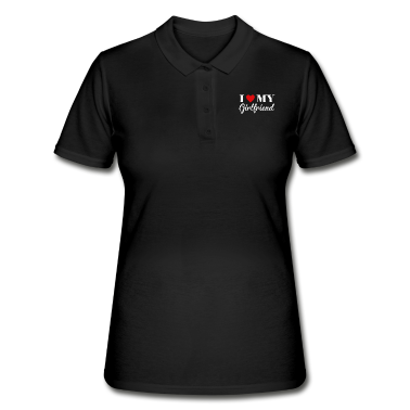 Geschenk Freundin Geburtstag Poloshirt - Ich liebe meine Freundin