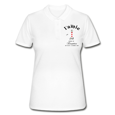 Geschenk Freundin Geburtstag Poloshirt - Freundin auf Französisch