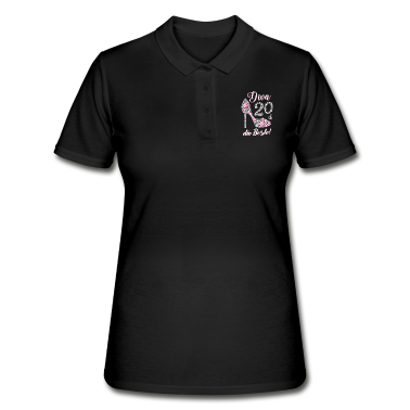 Geschenk Freundin Geburtstag Poloshirt - Diva die Beste 20 Jahre Geschenk 20. Geburtstag