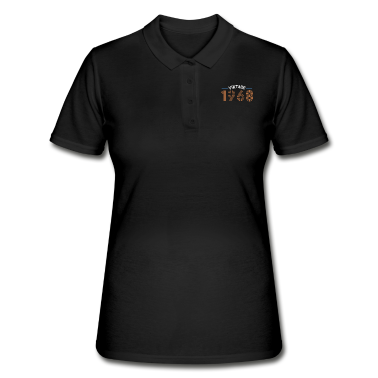 Geschenk Freundin Geburtstag Poloshirt - Geburtsjahr 1968 Vintage Frau Geburtstag Geschenk