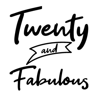 Motiv TWENTY AND FABULOUS 20 Geburtstag Freundin Retro