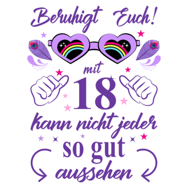 Motiv 18. Geburtstag Frauen Geschenk beste Freundin